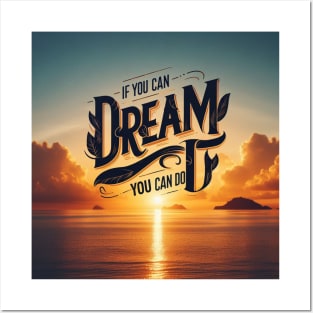 Dream quote-For possitive quote lovers Posters and Art